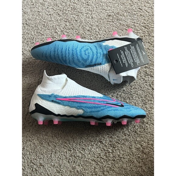 Men 6.5 / WMNS 8 Nike Phantom GX Elite DF SG-PRO P Blast Soccer Cleat FD0262-446 - Picture 4 of 5